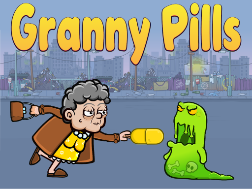Granny Pills - Defend Cactuses Game Image