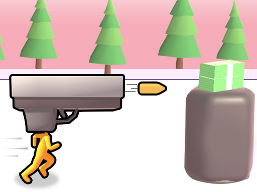 Gun Head Run Game Image