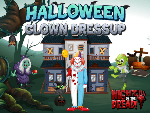 Halloween Clown Dressup Game Image