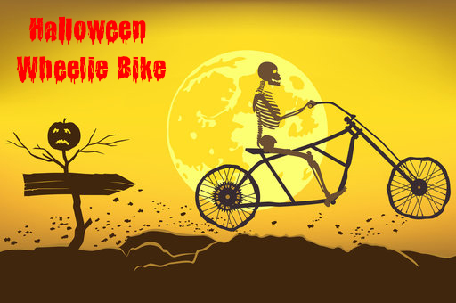 Halloween Wheelie Bike Game Image