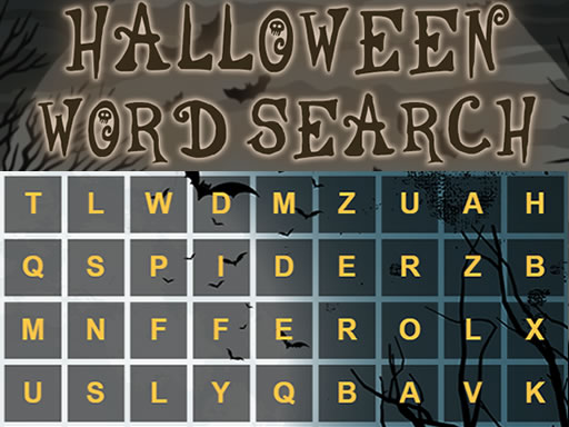 Halloween Word Search Game Image
