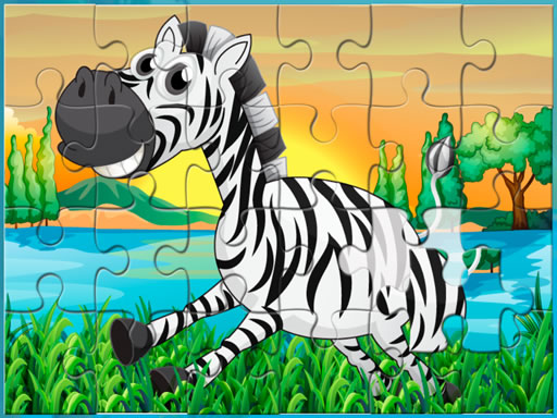 Happy Animals Jigsaw Game Game Image