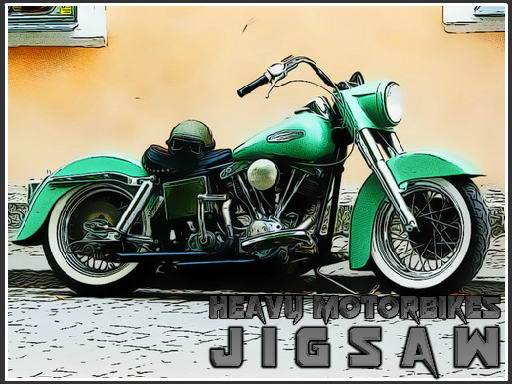 Heavy Motorbikes Jigsaw Game Image