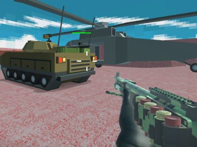 Helicopter and Tank Battle: Desert Storm Game Image