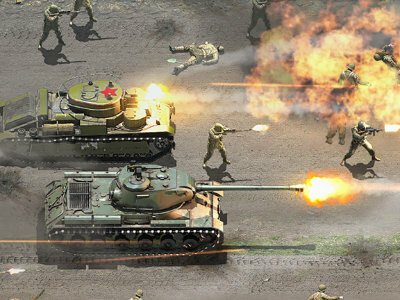 Play 2 Player Tank Battle  Free Online Games. KidzSearch.com