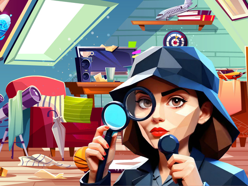 Hidden Object Rooms Exploration Game Image
