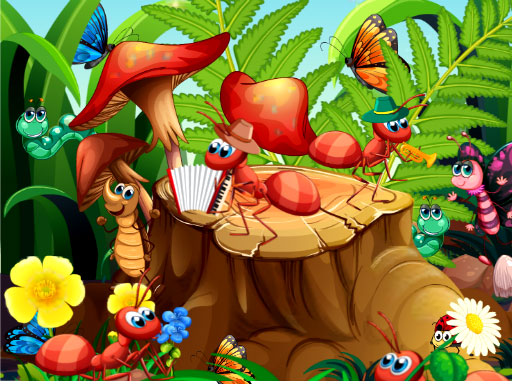 Hidden Objects Insects Game Image