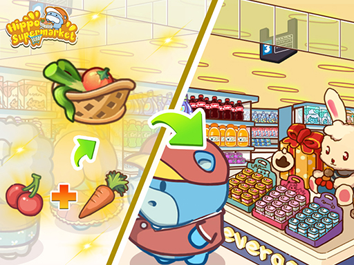 Hippo Supermarket Game Image