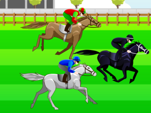 Horse Racing 2D Game Image