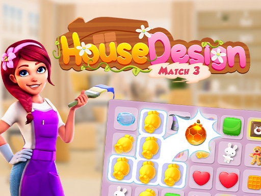 House Design Match 3 Game Image