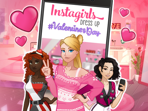 Instagirls Valentines Dress Up Game Image