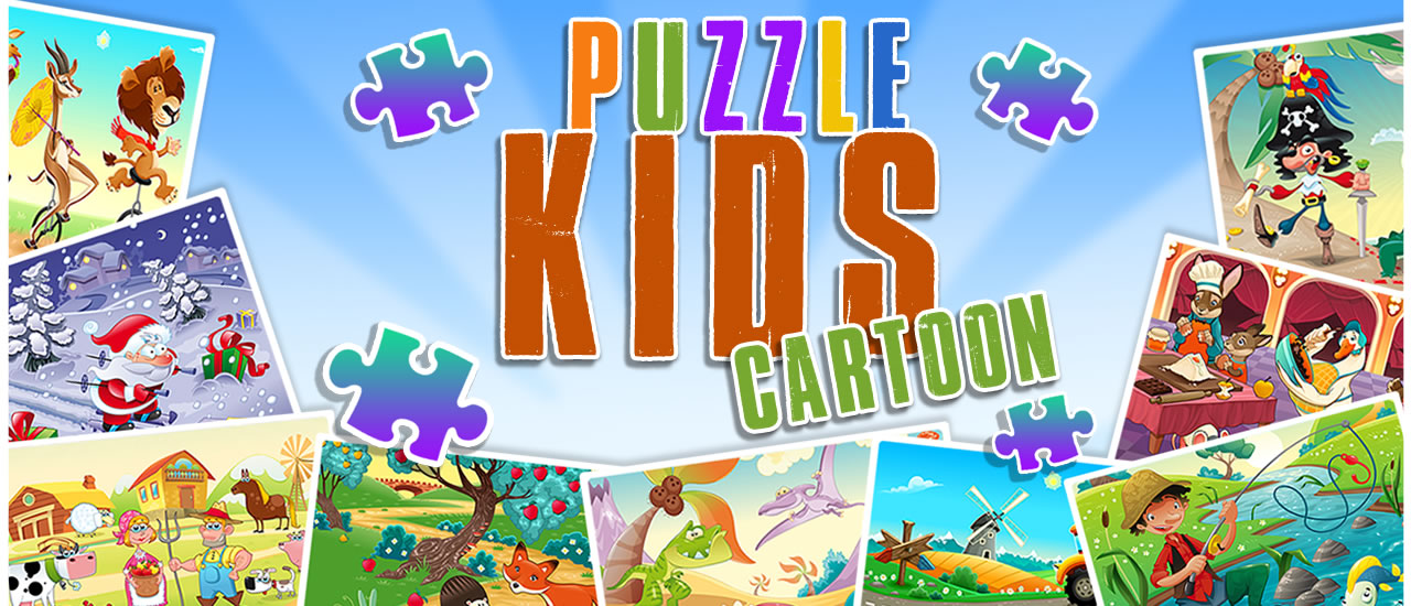 Kids Cartoon Puzzle Game Image