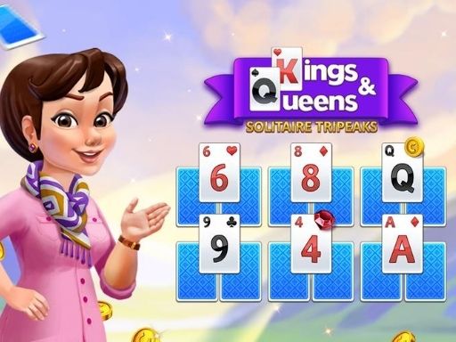 Kings and Queens Solitaire Tripeaks Game Image