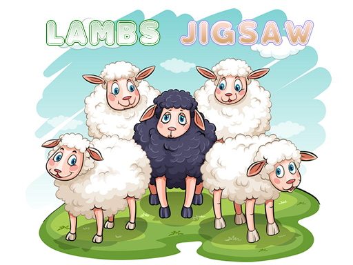 Lambs Jigsaw Game Image