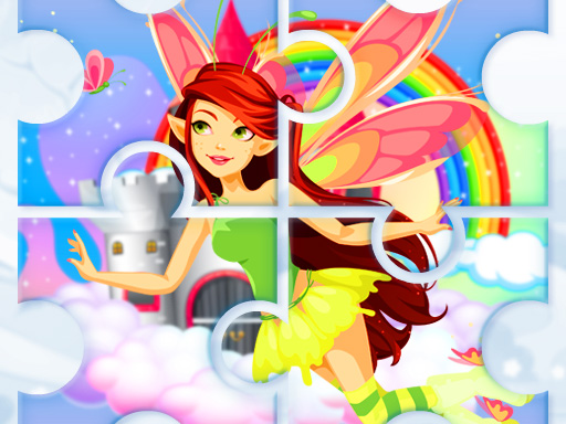 Little Cute Summer Fairies Puzzle Game Image