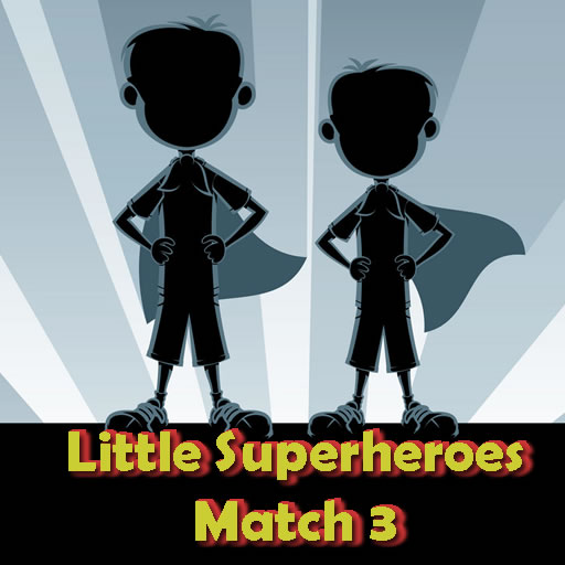 Little Superheroes Match 3 Game Image