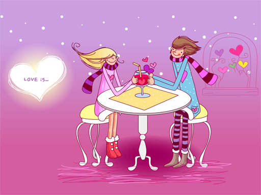 Love is... Sweet Valentine Puzzle Game Image