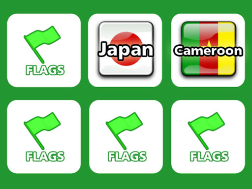 Memory with Flags Game Image