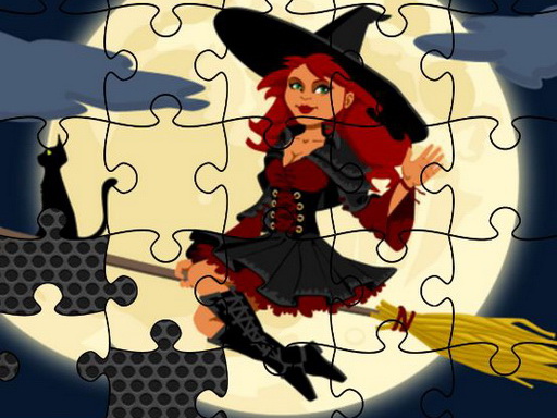 Midnight Witches Jigsaw Game Image