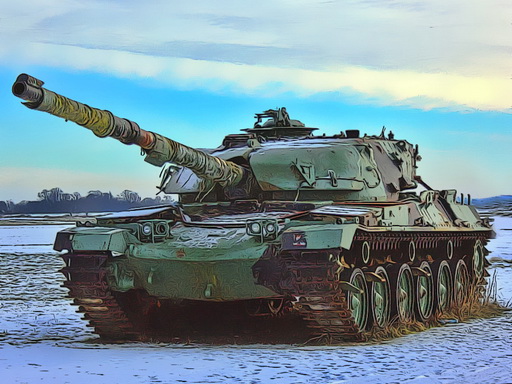 Military Tanks Jigsaw Game Image