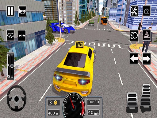 Play Modern City Taxi Car Simulator