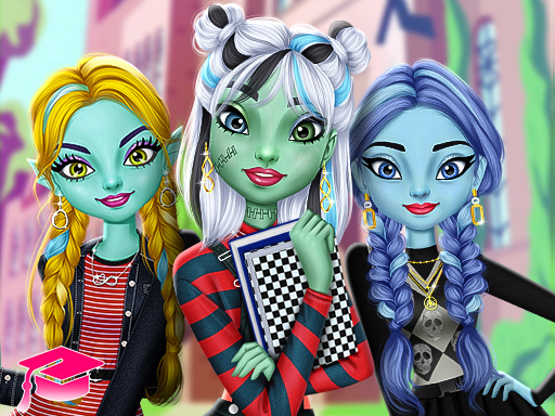 Monster Girls High School Squad Game Image