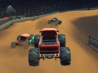 Monster Truck Racing Arena Game Image