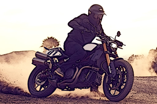 Motorbike Drive Game Image