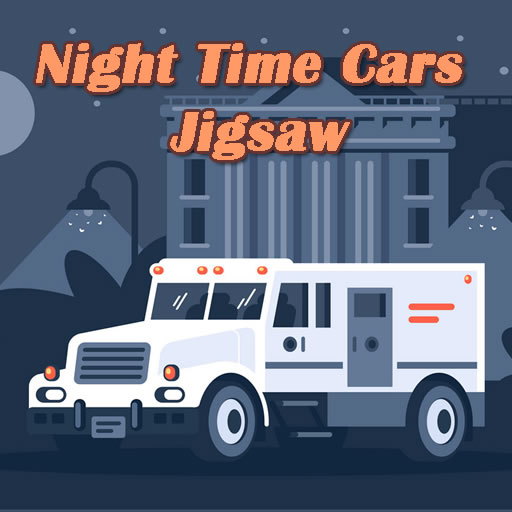 Night Time Cars Jigsaw Game Image