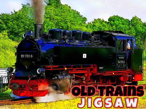 Old Trains Jigsaw Game Image