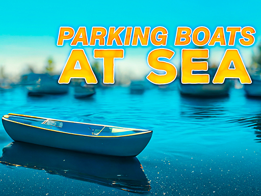 Parking boats at sea Game Image