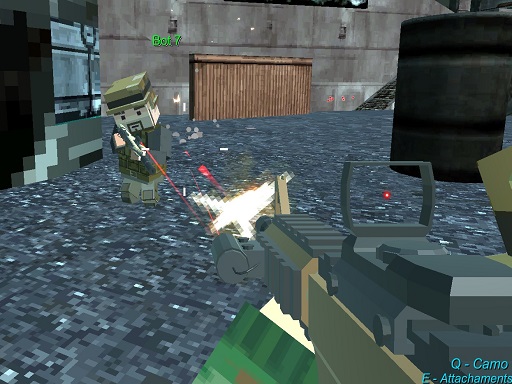 Pixel GunGame Arena Prison Multiplayer Game Image