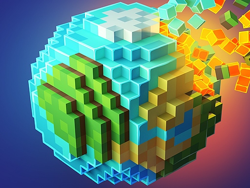 Pixel World Game Image