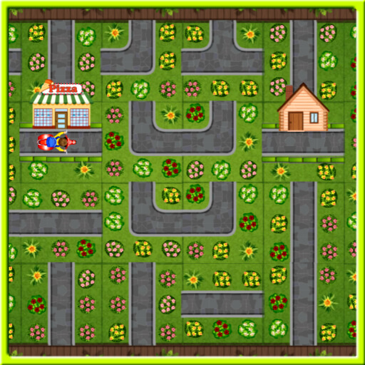 Pizza Delivery Puzzles Game Image