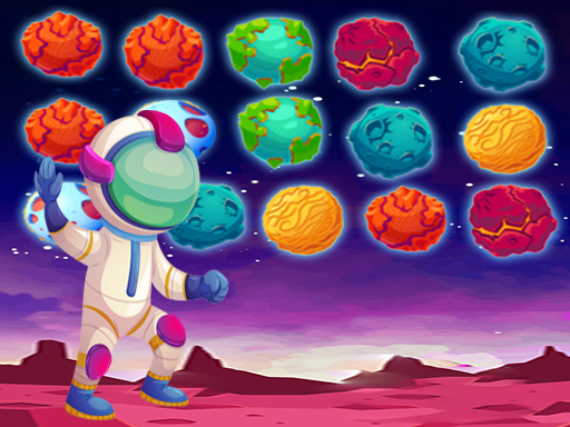 Planet Bubble Shooter Game Image