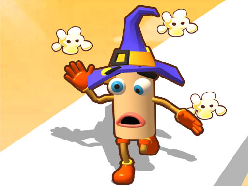 Popcorn Race 3D Game Image