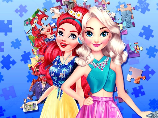 Princess Puzzle Portrait Game Image