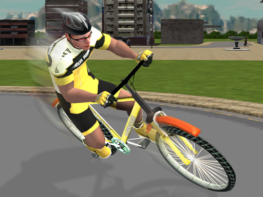 Pro Cycling 3D Simulator Game Image