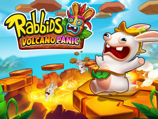 Rabbids Volcano Panic Game Image