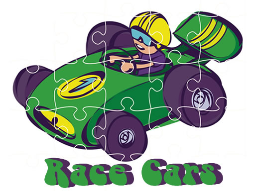 Race Cars Jigsaw Game Image