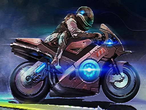 Racing Motorbike Jigsaw Game Image