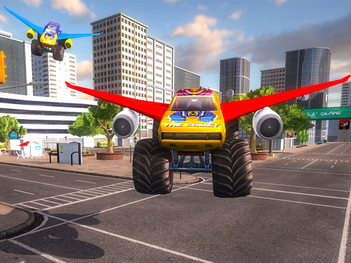 Real Flying Truck Simulator 3D Game Image