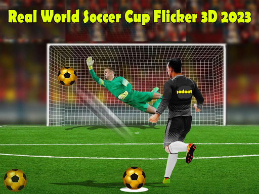 Real World Soccer Cup Flicker 3D 2023 Game Image
