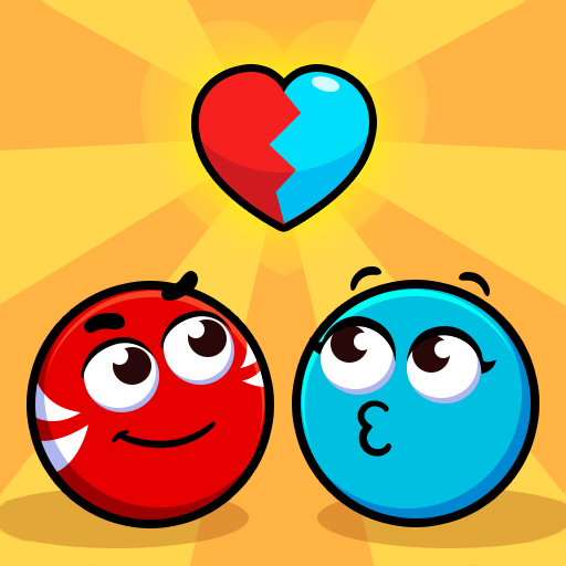 Red and Blue Ball Cupid love Game Image