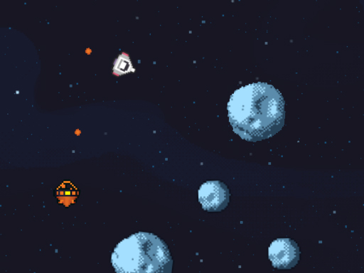 Retro Space Blaster Game Image