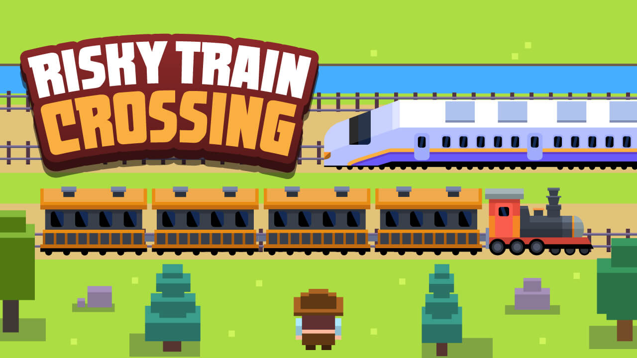 Risky Train Crossing Game Image