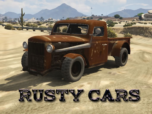 Rusty Cars Jigsaw Game Image