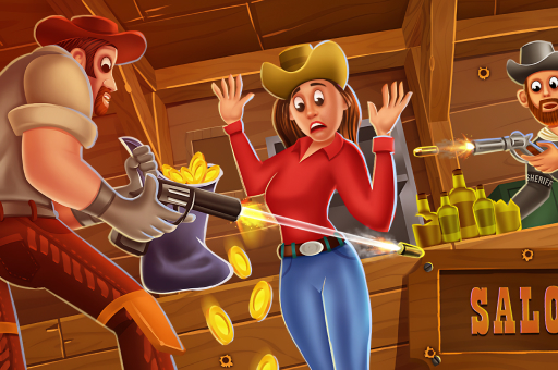 Saloon Robbery Game Image