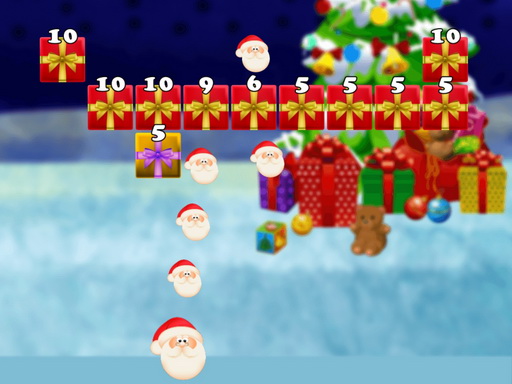 Santa Claus vs Christmas Gifts Game Image