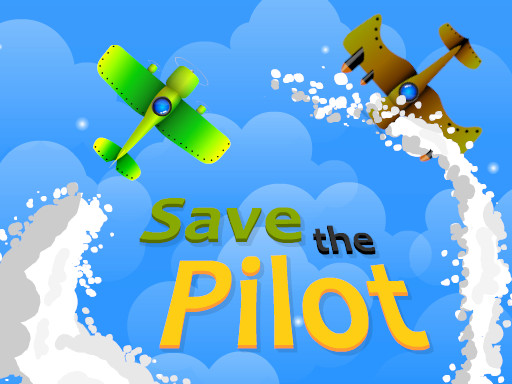 Save The Pilot Airplane HTML5 Shooter Game Game Image